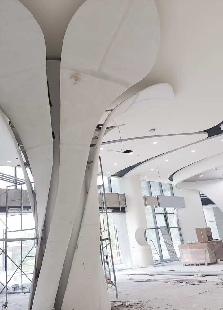 浙江溫州樂清GRG吧臺柱子的創(chuàng)新工程