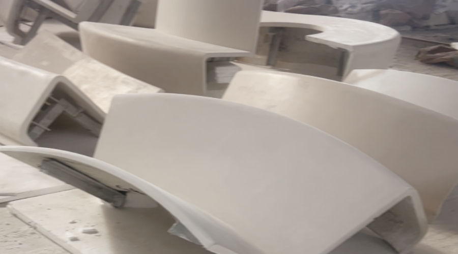 武漢商場(chǎng)水磨石GRC坐凳造型工程 武漢商場(chǎng)水磨石GRC坐凳造型工程